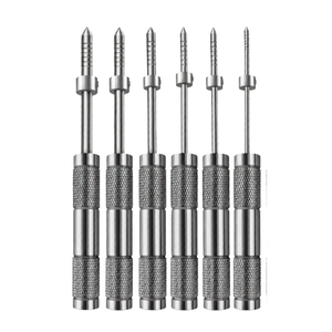 Juego de 12 Osteótomos Manuales para Separación Ósea, Puntas Rectas y Anguladas Convexas, con Tope de Ajuste Tipo L, Kit de Implantes Quirúrgicos Dentales - Product Image 3