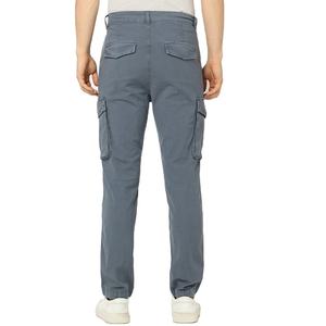 กางเกงยีนส์คุณภาพสูงสำหรับผู้ชาย กางเกงยีนส์คาร์โก้แบบสั่งทำ กางเกงยีนส์เดนิมทรงหลวมสบายๆ กางเกงคาร์โก้ขาตรงลำลองสำหรับออกกำลังกาย รับผลิตแบบ OEM - Product Image 2