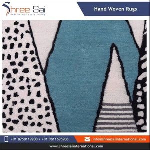 Alfombra de lana con mechones a mano, diseño Floral moderno, antideslizante, lavable, tamaños personalizados para salas de estar, dormitorio, hogar y oficina - Product Image 5