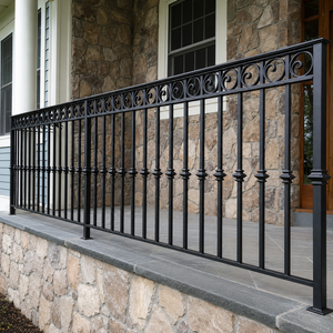Find exquisite wrought <b>iron</b> balcony railings that seamlessly blend sophisticated art with long-term security for modern homes. - Product Image 2