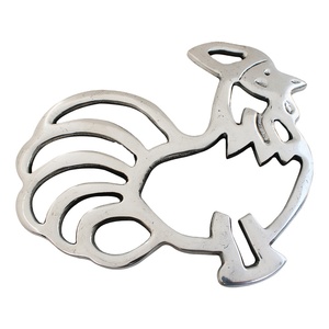 Nouveau dessous de plat décoratif argent brillant tapis de Table pour casseroles chaudes dessous de plat en laiton de haute qualité pas cher dessous de plat modernes luxueux - Product Image 6
