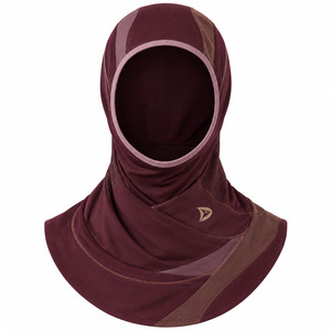 Orbital Deep Wine Hijab Breathable Stretch Jersey Performance Modest Athletic <b>Head</b> <b>Cover</b> Yoga Headscarf - Product Image 1