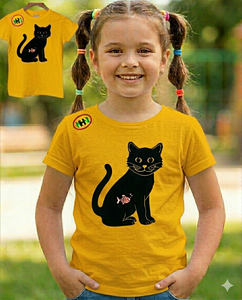 T-shirt pour filles de haute qualité à épaules tombantes, en coton doux, tendance, pour enfants, vêtements décontractés d'été, vente en gros OEM du Bangladesh - Product Image 2