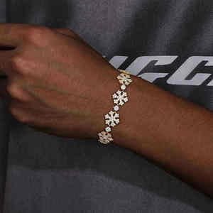 Bracelet chaîne et maillons pour homme en moissanite, plaqué rhodium, style hip-hop, argent 925, bijoux de luxe - Product Image 4