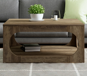 Contemporary <b>Square</b> shaped Solid Wood Coffee <b>Table</b> Multi-Functional Accent & Side <b>Table</b> for Living Room, Home Furniture - Product Image 2