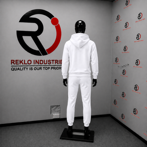 Conjunto Deportivo para Hombre, Sudadera con Capucha Blanca con Estampado Gráfico, Pantalones Jogger, Ropa Deportiva Casual, Venta al Por Mayor - Product Image 4