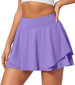 Jupes de tennis et de golf avec poches, shorts de compression, jupes plissées pour femmes, style athlétique, élégant et décontracté - Product Image 4