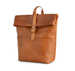Mochila de Cuero Personalizada, Moderna, Vintage, Ligera, Impermeable, Portátil, Duradera, con Cierre, Suave, para Uso Diario y al Aire Libre, Plegable - Product Image 1