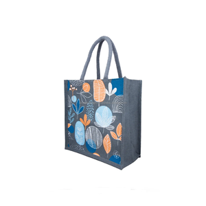 Bolsa de Compras de Yute con Diseño Geométrico Ecológico de Primera Calidad, la Más Vendida del 2026, con Asa de Cinta y Diseño Personalizado - Product Image 2