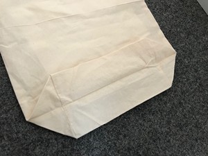 Bolsas Ecológicas Personalizadas Estilo Bohemio, Bolsa de Compras de Lona con Asas de Algodón, Color Sólido, Decoración con Letras, 38x42x15 cm - Product Image 3