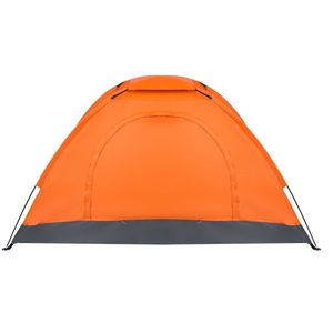 Carpa domo naranja automática para 1 persona, refugio rápido para senderismo y camping al aire libre, impermeable - Product Image 2