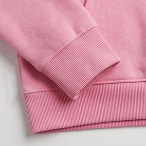 เสื้อฮู้ดดี้ผู้หญิงผ้าฝ้ายแท้แบบเรียบง่ายทรงโอเวอร์ไซส์ สไตล์สตรีทแวร์ หนานุ่ม ไหล่ตก คุณภาพสูง แฟชั่นทันสมัย - Product Image 6