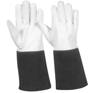Guantes de Soldadura TIG de Primera Calidad, Cuero de Cabra y Piel de Vacuno, Resistentes al Calor, con Puño de Seguridad, Certificación CE - Product Image 2