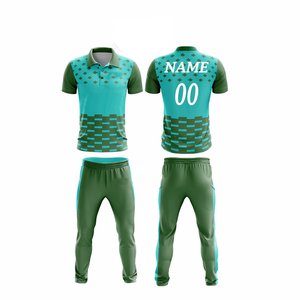 High Quality Custom Sublimated Cricket Uniforms Jerseys Trousers for Men-100% Polyester Breathable Quick Dry Custom Team Colors - Product Image 4