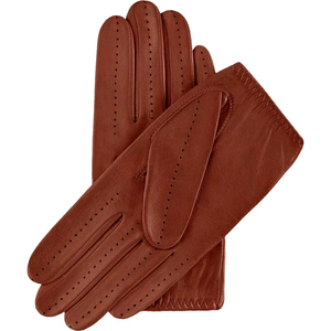 Gants pour hommes en cuir de chèvre, gants de conduite et d'équitation, à doigts entiers, non doublés, antidérapants, en cuir véritable - Product Image 3