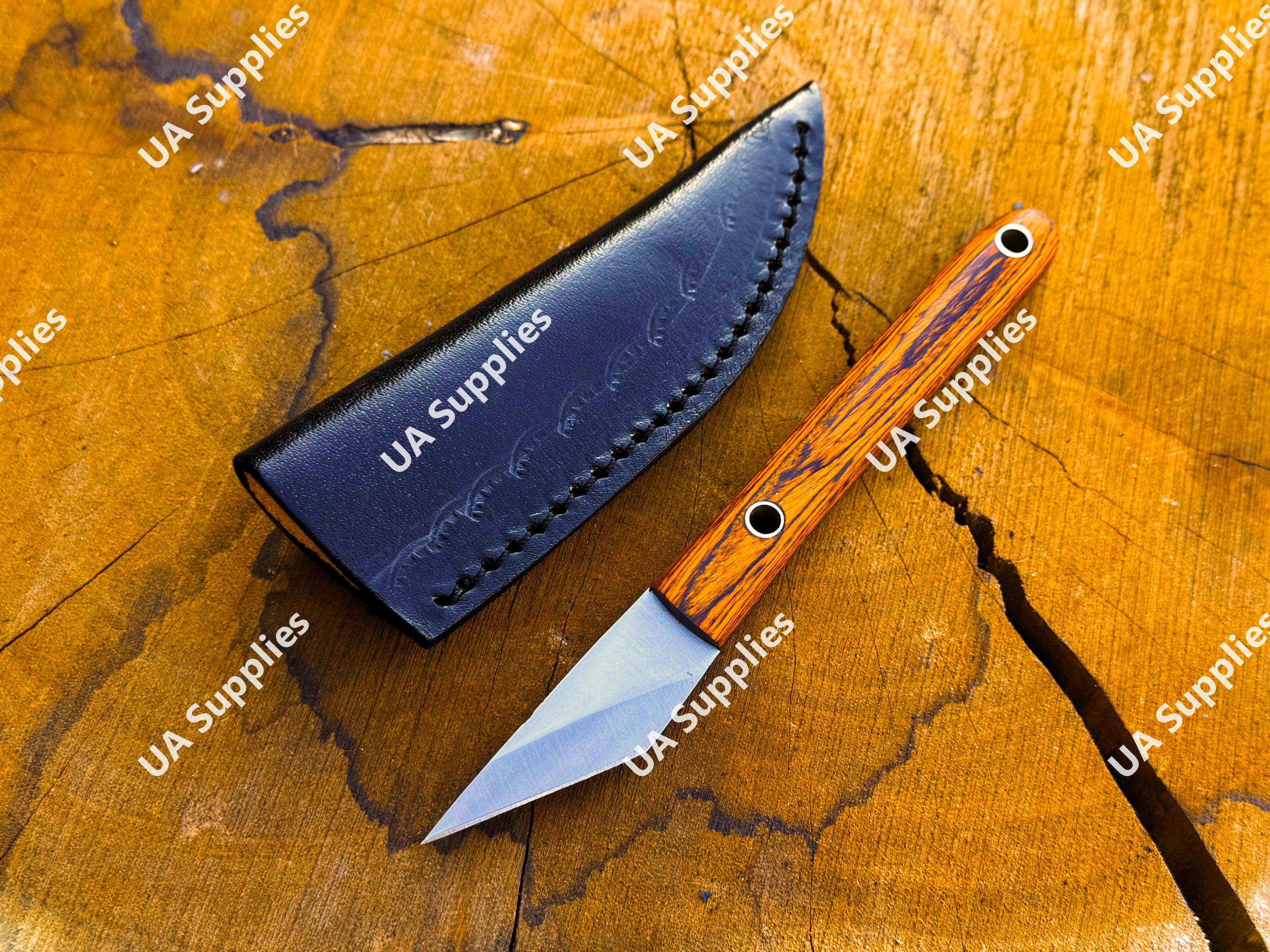 Acero Inoxidable y Madera de Tigre