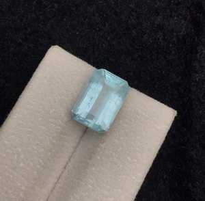 Piedra Preciosa de Aguamarina Natural, Corte Facetado, Aguamarina Transparente, Piedra Suelta para Fabricación de Joyería y Anillos - Product Image 1