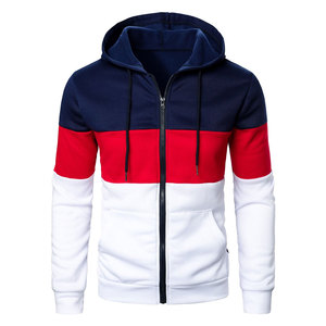 Sweat à capuche pour homme, manches longues, doublure polaire, mélange de coton, broderie personnalisée, coupe-vent, protection solaire, évacuation de l'humidité - Product Image 3