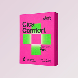 Mascarilla facial en láminas Its Skin Dr. Savers Cica Comfort Serum Mask Set, 10 unidades, mascarilla facial coreana para el cuidado de la piel - Product Image 2