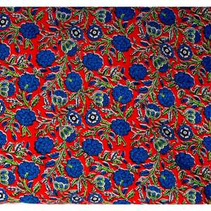 ผู้ผลิตและผู้ค้าส่งผ้าฝ้ายพิมพ์ลายดอกไม้ด้วยมือ ผ้าสำหรับตัดเย็บเสื้อผ้า ผ้าฝ้ายสำหรับงานตัดเย็บ ผ้าสำหรับของตกแต่งบ้าน และผ้าสำหรับทำกระเป๋า - Product Image 5