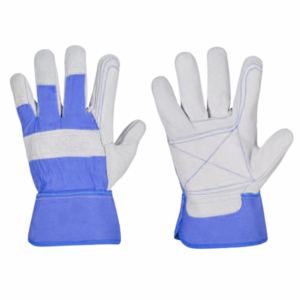 Gants de rigueur canadiens personnalisables en cuir de vachette grainé durable, avec manchette de sécurité lisse, résistants aux épiques, construction renforcée, souples, certifiés CE - Product Image 2