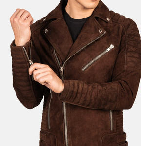 Vestes d'hiver pour hommes en polyester/coton, style moto, coupe ajustée, couleur personnalisée, confortables, durables, imperméables, logo sur le devant - Product Image 6