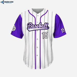 Custom <b>Baseball</b> Jersey Polyester Mesh Breathable Team Uniform OEM Manufacturer - Product Image 6