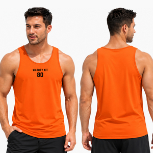 Custom Mens Athletic Tank Top Sleeveless Gym <b>Vest</b> Lightweight Fitness Training Singlet Quick Dry Sportswear Workout Shirt - Product Image 3