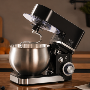 Sudex 2023 Robot pâtissier électrique 1000W avec bol mélangeur de 5L, tête inclinable, en acier inoxydable, pour la préparation de la pâte en spirale, pour la maison, la cuisine et la boulangerie - Product Image 4