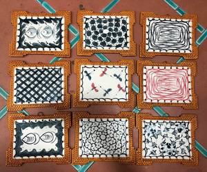 Artisan Handcrafted Eco Rattan | Woven Placemat Charger for Picnic & Garden <b>BBQ</b> - Product Image 4