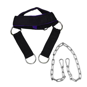 Custom Logo Non Slip Premium Cowhide Weight Lifting Neck <b>Training</b> <b>Head</b> Harness with Design Professional Fitness Equipment - Product Image 3