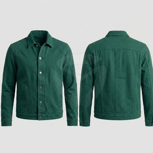 Premium <b>Jeans</b> Winter Jacket Designed For Men <b>Soft</b> Inner Warmth Trendy Streetwear Look Ideal For Winter Season Outfit - Product Image 4