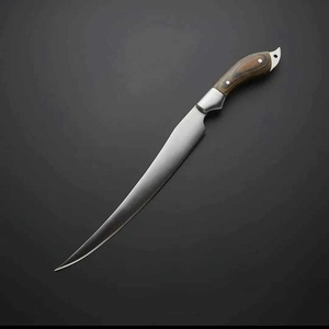 Couteau à fileter artisanal en acier inoxydable, manche en micarta, étui en cuir, couteaux professionnels de plein air Viking, Pasha Enterprises - Product Image 5