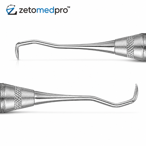 Premium Dental H3/<b>H4</b> Sickle Scaler Stainless Steel Professional Periodontal Scaling Instrument OEM Zetomed Pro - Product Image 1