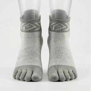 Five Toes High Performance Run Lightweight Ankle <b>Socks</b> Breathable Durable Soft Gym Workout Customized Color Fit Pairs Wear - Product Image 1