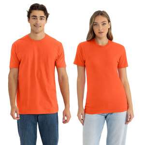 Unisex Orange Shicort Sleeve T-<b>Shirt</b> Wholesale Men’s Premium Fitted T <b>Shirt</b> Soft Cotton Crew Neck Bulk Apparel DDP Shipping - Product Image 1