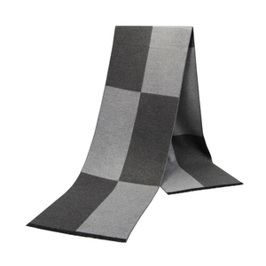 Bufanda de Lana a Cuadros Larga para Hombre, Venta al Por Mayor, Alta Calidad, Aislamiento Térmico, Estilo Clásico de Invierno, Bufanda Tejida para Adultos - Product Image 1
