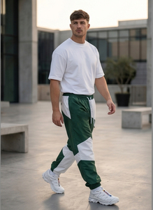 Pantalones Deportivos Casuales para Hombre, Corte Recto, 100% Poliéster/Nailon de Alta Calidad, Impermeables, Ligeros, con Cierre de Cordón - Product Image 2