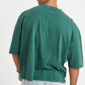 Camiseta Blanca Personalizada con Hombros Caídos, Algodón Premium, Estilo Urbano, para Impresión Serigráfica - Product Image 2