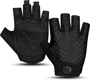 Customized Best Selling Unisex Half Finger Cycling Gloves with <b>Foam</b> <b>Padded</b> Palm Sublimated Waterproof UV Protection - Product Image 3