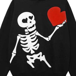 Sudadera con capucha serigrafiada personalizada para hombre estilo cremallera fabricada por fabricantes de ropa personalizada - Product Image 1