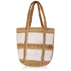 Bolso Bandolera de Yute Reutilizable de Estilo Bohemio Ecológico de Moda 2026 para Mujer, Multiusos, Venta al por Mayor desde India - Product Image 4