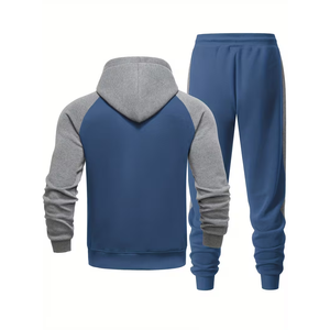 Ensemble sweat-shirt et pantalon pour homme de qualité supérieure, 100% coton molletonné, personnalisable, respirant, prix de gros bas, survêtement pour homme en vente - Product Image 2