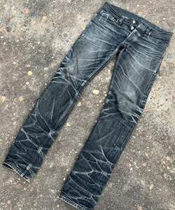 กางเกงยีนส์ทรงตรงแฟชั่นผู้ชาย รุ่นใหม่ปี 2025 ผ้าสเตรชทรงเข้ารูป สวมใส่สบาย เนื้อผ้านุ่ม กางเกงเดนิมสำหรับธุรกิจ เสื้อผ้าแบรนด์ผู้ชาย - Product Image 1