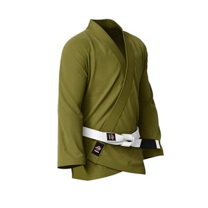 Traje de BJJ de primera calidad, tejido de algodón perlado, diseño personalizado, transpirable, ligero, duradero, uniforme de entrenamiento para hombres y mujeres - Product Image 5