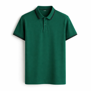 Nouveauté Automne : Polo Homme Uni de Qualité Supérieure, Respirant, Décontracté – Service OEM Disponible - Product Image 1