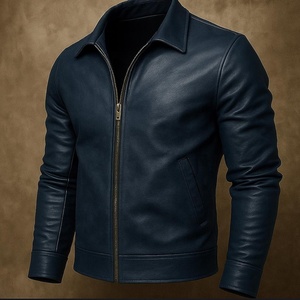 Chaqueta de Cuero Unisex 2026, Nueva, Personalizada, de Venta Caliente, Estilo Único, Precio al por Mayor, Calidad Premium, Impermeable, Estilo Biker, Formal, con Logotipo Frontal - Product Image 3