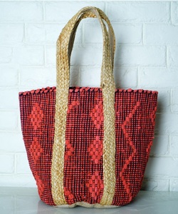 Sacs à main en jute et coton tendance bohème 2026 pour femmes, sacs messager de soirée écologiques faits à la main avec fermeture ouverte - Product Image 1