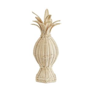 Decoración Rústica de Estilo Boutique para Bodas al Aire Libre, con Piña de Mimbre Tejida y Adorno Tropical de Primera Calidad - Product Image 1