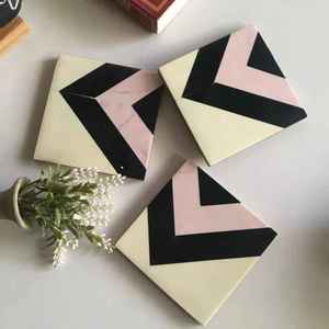 New Handmade Square Shape Wooden Coasters Handmade Eco-Friendly Reusable <b>Table</b> <b>Top</b> Coaster Mats & Pads Export Quality Coasters - Product Image 3